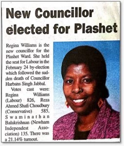 How the Newham Recorder reported my 2000 victory