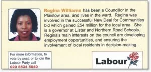 Second win: My 2002 campaign leaflet highlights my credentials.